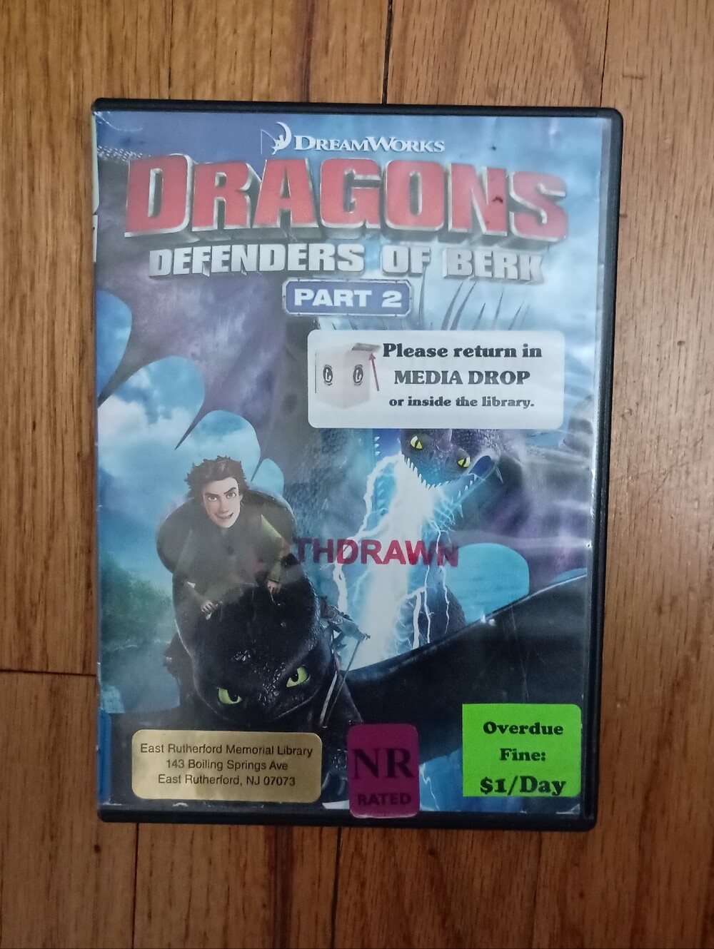 3/$10๐ DreamWorks Dragons Defenders of Berk Part 2 How To Train Your Dragon DVD